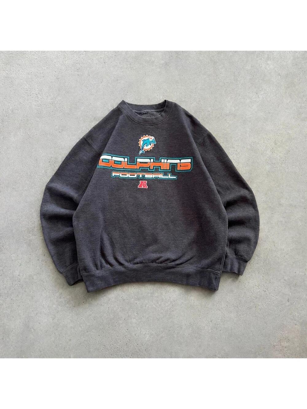 Vintage Y2K Miami Dolphins Football Sweatshirt